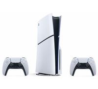 Sony Playstation 5 Ps5 SLIM Console 1TB + 2 Controller Standard Blue Ray Edition