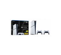 SONY PlayStation 5 Digital Edition E Slim + 2 DualSense White