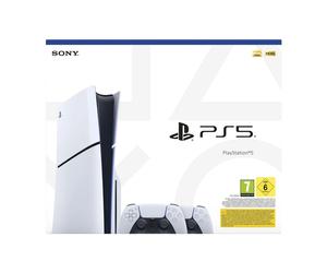 Sony PlayStation 5 Slim Edizione Standard con Lettore Blu-ray + 2 Controller DualSense