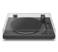 Sony PS-LX3BT, giradischi wireless Bluetooth con riproduzione automatica, audio Hi-Res wireless, trasmissione a cinghia, preamplificatore phono, funzionamento a 2 velocità, coperchio antipolvere