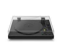 Sony PS-LX5BT giradischi premium wireless Bluetooth, riproduzione automatica, trasmissione a cinghia, testina di alta qualità,audio Hi-Res wireless, preamplificatore phono, funzionamento a 2 velocità.