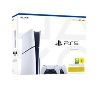 Sony PlayStation 5 E Chassis Slim + 2 DualSense White