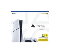 Sony PlayStation 5 E Chassis Slim + 2 DualSense White