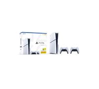 Ps5 console 1tb standard slim white + 2 dualsense ita