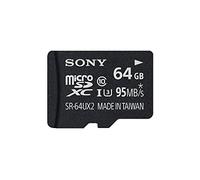 Sony SR64UXA Scheda Micro SD XC, UHS-I, Classe 10, U3, 64 GB, con Adattatore, Nero