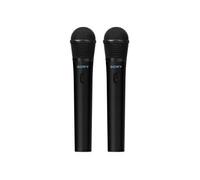 SONY ULTMIC1 - Set di microfoni wireless con 2 microfoni e ricevitore, riduzione avanzata del rumore, Duet Assist, batteria da 20 ore, antiurto, perfetto per la serie ULT POWER SOUND - Black