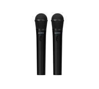 SONY ULTMIC1 - Set di microfoni wireless con 2 microfoni e ricevitore, riduzione avanzata del rumore, Duet Assist, batteria da 20 ore, antiurto, perfetto per la serie ULT POWER SOUND - Black