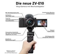 Sony ZV-E10 + 16-50mm F/3.5-5.6 OSS II | ✅ Garanzia di 5 anni