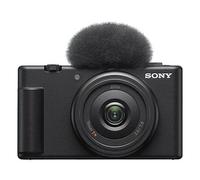 Sony Vlog camera ZV-1F di | Fotocamera digitale (schermo orientabile, video in 4K, slow motion, funzionalità per vlog) - Nera [ZV1FBDI.EU]