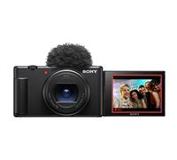 Sony Vlog Camera ZV-1 II | Fotocamera digitale (Schermo Vari-angle per vlogging, obiettivo zoom grandangolare, video 4K, microfono multidirezionale) Nero (Rinnovato)