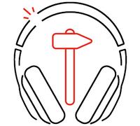 Sony WH-1000XM4 XM4 Cerniera Girevole Riparazione (Mail IN Servizio di