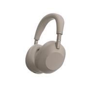 Sony WH-1000XM6 cuffie premium wireless Bluetooth over-ear con Noise Cancelling, suono Hi-Res, comfort elevato, design pieghevole, custodia resistente, 30 ore di autonomia, iOS e Android - Sandstone.