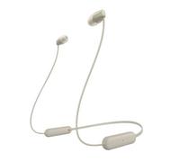 Sony WI-C100 Auricolare Wireless In-ear Musica e Chiamate Bluetooth Beige (Wireless Headphone Neckband Beige) NEW