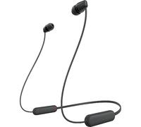 Sony WI-C100 - Cuffie auricolari Bluetooth wireless con microfono integrato, nero (Rifatti)
