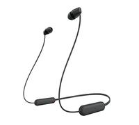 Sony WI-C100 - Cuffie wireless bluetooth, Fino a 25 ore di autonomia, Microfono integrato per telefonate, Compatibile con assistente vocale (Nero)
