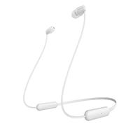 Sony Wi-C200 - Cuffie Wireless In-Ear, Compatibile con Google Assistant E Siri, Batteria Fino a 15 Ore, Bluetooth, Bianco
