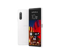 Sony Xperia 10 IV (smartphone 5G, 6 pollici, display OLED, tripla fotocamera, jack audio da 3,5 mm, batteria da 5.000 mAh, doppia SIM ibrida), 24 + 6 mesi di garanzia [Amazon Exklusiv] bianco