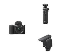 Sony ZV-E10 II K | Vlog Camera APSC con Lente Intercambiabile 16-50mm II f/3.5-5.6 Power Zoom + GP-VPT2BT Shooting Grip Bluetooth + Microfono Shotgun ECM-B10