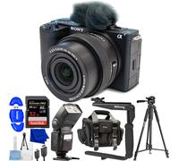 Sony Zv-e10 II Mirrorless Fotocamera Con 16-50mm Lente (Nero) - 10PC Accessori