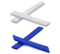 SOODASE Bianco/Blu scuro Kit gommini di ricambio in silicone Per Oakley Split Jacket Occhiali da sole