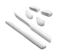 SOODASE Bianco Kit gommini di ricambio in silicone Per Oakley Fast Jacket XL Occhiali da sole