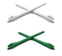 SOODASE Bianco/Verde Kit gommini di ricambio in silicone Per Oakley Radar EV Path Occhiali da sole