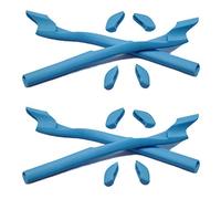 SOODASE Blu 2 pcs Kit gommini di ricambio in silicone Per Oakley Half Jacket 2.0 Occhiali da sole