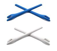 SOODASE Blu/Bianco Kit gommini di ricambio in silicone Per Oakley Radar EV Path Occhiali da sole