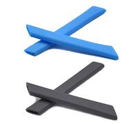 SOODASE Blu/Grigio Kit gommini di ricambio in silicone Per Oakley Jawbone Occhiali da sole