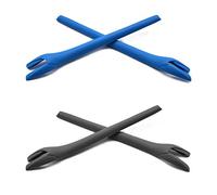 SOODASE Blu/Grigio Kit gommini di ricambio in silicone Per Oakley Radar EV Path Occhiali da sole