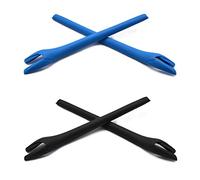 SOODASE Blu/Nero Kit gommini di ricambio in silicone Per Oakley Radar EV Path Occhiali da sole