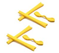 SOODASE Giallo 2pcs Kit gommini di ricambio in silicone Per Oakley Radar Path/Pitch/Range Occhiali da sole
