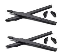 SOODASE Grigio 2 coppie Kit gommini di ricambio in silicone Per Oakley Crosslink Occhiali da sole