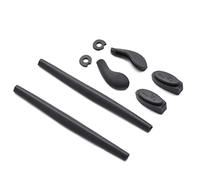 SOODASE Grigio scuro Kit gommini di ricambio in silicone Per Oakley Juliet Occhiali da sole