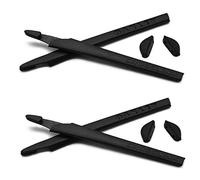 SOODASE Nero 2 coppie Kit gommini di ricambio in silicone Per Oakley Crosslink Occhiali da sole