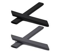 SOODASE Nero/Grigio Kit gommini di ricambio in silicone Per Oakley Split Jacket Occhiali da sole