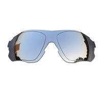 SOODASE Per Oakley EVZero Occhiali da Sole Argento Lenti di Ricambio Polarizzate