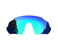 SOODASE Per Oakley Flight Jacket Occhiali da Sole Blu Lenti di Ricambio Polarizzate