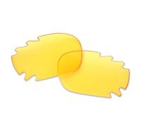 SOODASE Per Oakley Racing Jacket Vented Asian Fit Occhiali da Sole Giallo Trasparente Lenti di Ricambio