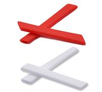 SOODASE Rosso/Bianco Kit gommini di ricambio in silicone Per Oakley Split Jacket Occhiali da sole