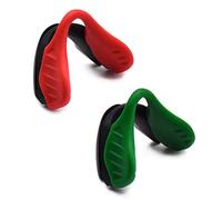 SOODASE Rosso/Verde Imbottiture nasali in gomma di ricambio Per per Oakley EVZero Occhiali da sole