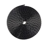 Soodyoow 10M Guaina Universale, Raccoglicavi Spiralato, Spirale Avvolgicavo, Tubo a Spirale per Mettere in Ordine Cavi PC, TV, Stereo, Console Giochi, Nero