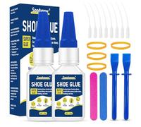 Soodyoow 2 * 30g Colla per Scarpe, Colla per Scarpe Professionale per Suole di Scarpe, Scarpe da Ginnastica, Suole, Stivali, Sandali, Tacchi Alti, Pelle, Borse e Altro Ancora
