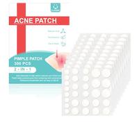 Soodyoow 300 Pezzi Cerotti Brufoli, Cerotto Brufoli, Patch Idrocolloidale per Acne, Acne Patch 2-in-1 per Giorno e Notte Impermeabili e Invisibile Peut éliminer Rapidement l'acné