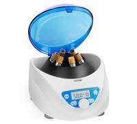 SOOJOOK Centrifuga Laboratorio, 220V Centrifuga PRP Plasma 6x15mL/10mL/7mL/1.5-5ml, 300-5000rpm Max. 2600xg RCF per College del Laboratorio