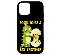 SOON TO BE A BIG BROTHER DINOSAUR T Rex Toddler Padre Papà Custodia per iPhone 12 mini