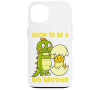 SOON TO BE A BIG BROTHER DINOSAUR T Rex Toddler Padre Papà Custodia per iPhone 13