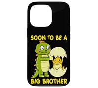 SOON TO BE A BIG BROTHER DINOSAUR T Rex Toddler Padre Papà Custodia per iPhone 13 Pro
