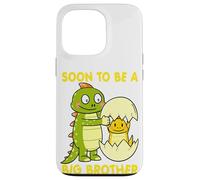 SOON TO BE A BIG BROTHER DINOSAUR T Rex Toddler Padre Papà Custodia per iPhone 13 Pro