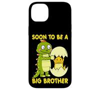 SOON TO BE A BIG BROTHER DINOSAUR T Rex Toddler Padre Papà Custodia per iPhone 14 Plus